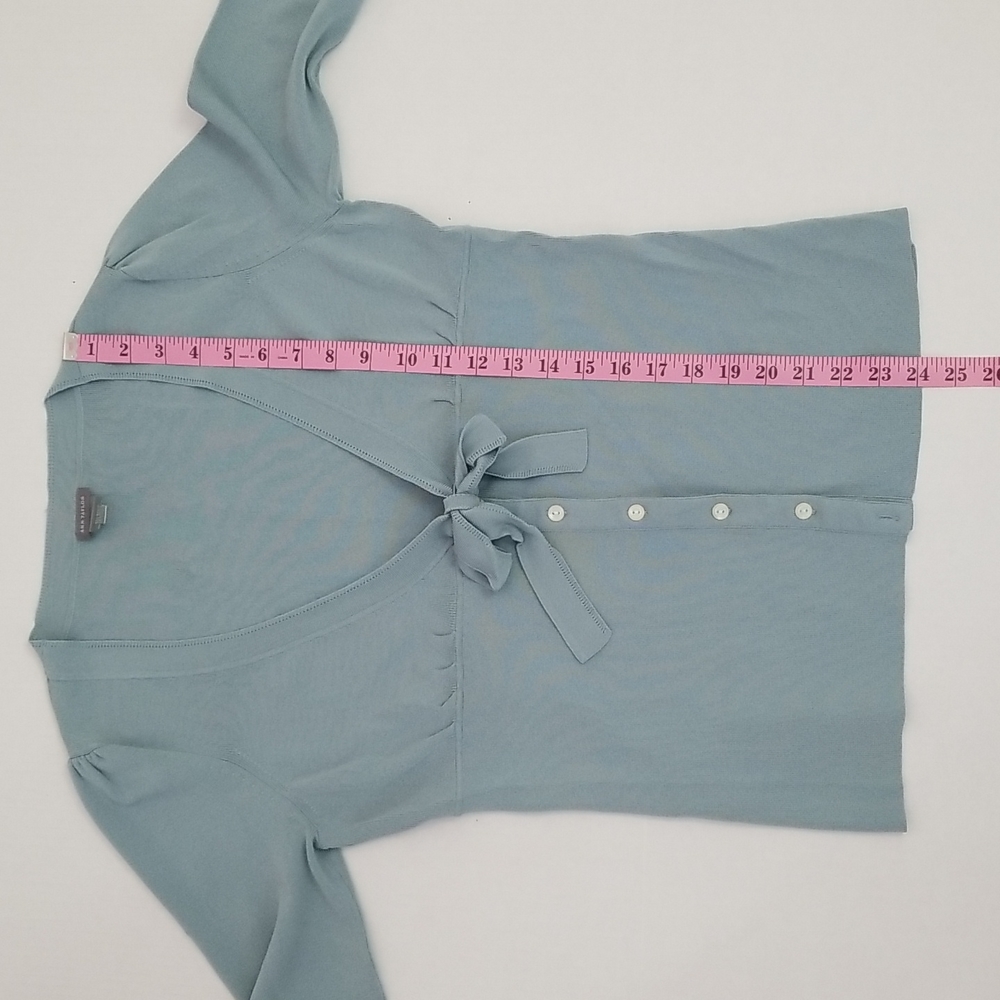 Ann Taylor light blue cardigan, size M - Picture 10 of 13